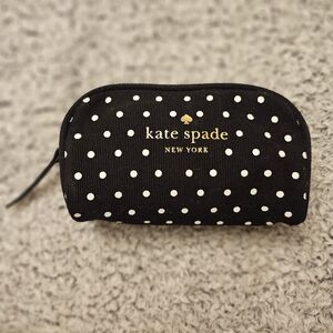Kate Spade Black Polka Dot Pouch